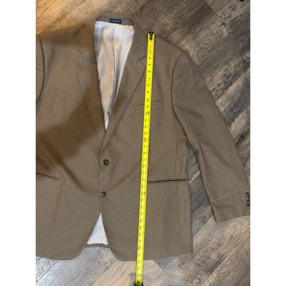 Stafford Essentials Brown Blazer Two Button Sport Coat  Size‎ 50L 50L - Picture 14 of 15
